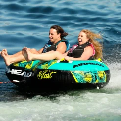 Airhead Blast 2 | 1-2 Rider Towable Tube for Boating