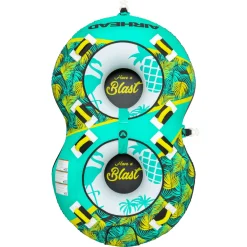 Airhead Blast 2 | 1-2 Rider Towable Tube for Boating