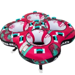 Airhead Blast 4 | 1-4 Rider Towable Tube for Boating
