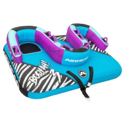Airhead Booyah! 3 | 1-3 Rider Towable Tube for Boating