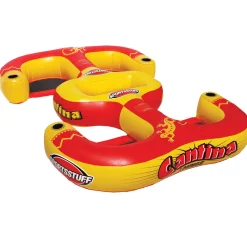Airhead Cantina Lake Lounge | 4 Person Inflatable Lake Float