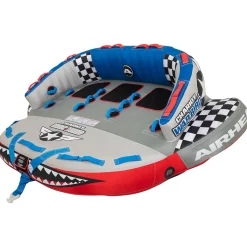 Airhead Chariot Warbird 3 | 1-3 Rider Towable Tube for Boating