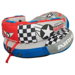 Airhead Chariot Warbird 2 | 1-2 Rider Towable Tube for Boating