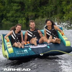 Airhead Chill 'N Thrill | 1-3 Rider Towable Tube for Boating