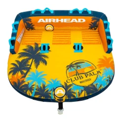 Airhead Club Palm 3 | 1-3 Rider Towable Tube for Boating