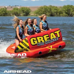 Airhead Great Big Mable® | 1-4 Rider Towable Tube for Boating