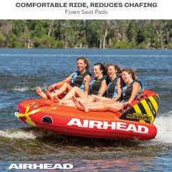 Airhead Great Big Mable® | 1-4 Rider Towable Tube for Boating