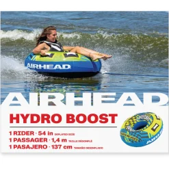 Airhead Hydro Boost | 1 Rider Towable Tube for Boating *Walmart Exclusive*