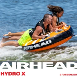 Airhead Hydro-X 2 | 1-2 Rider Towable Tube for Boating *Walmart Exclusive*