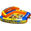 Airhead Live Wire 3 | 1-3 Rider Towable Tube for Boating