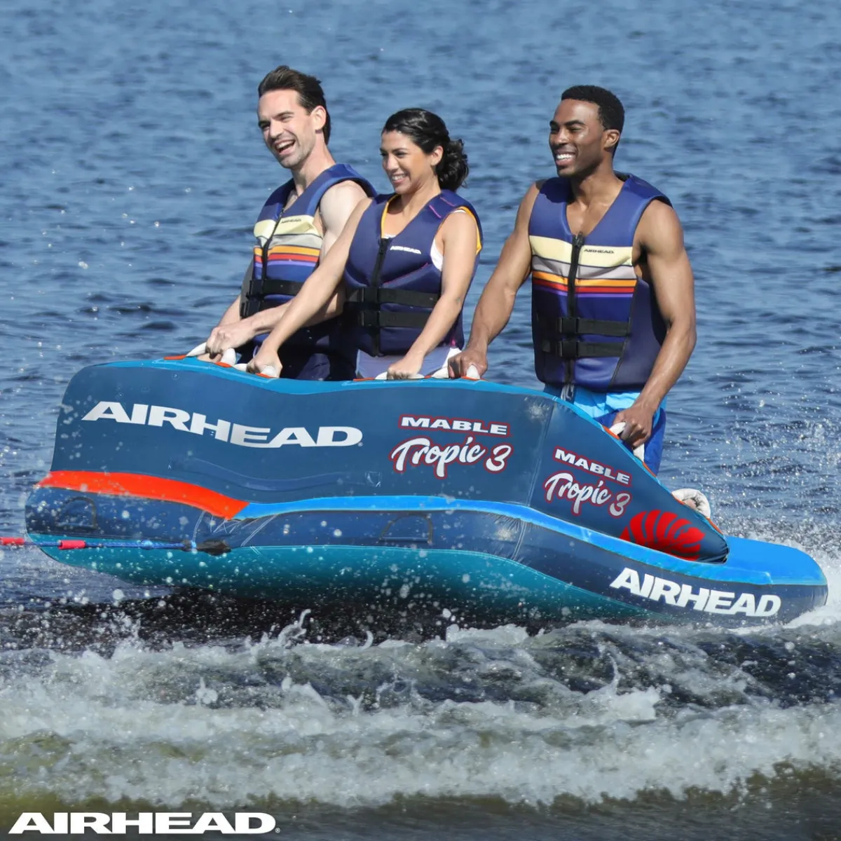 Airhead Mable® Tropic 3 | 1-3 Rider Towable Tube for Boating *Walmart Exclusive*