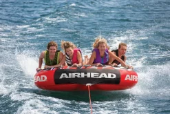 Airhead Mega Slice | 1-4 Rider Towable Tube for Boating