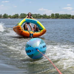 Airhead Orb Booster Ball | Towable Tube Rope for Boating - 60 ft.