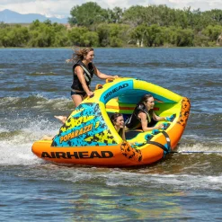 Airhead Poparazzi 3 | 1-3 Rider Towable Tube for Boating