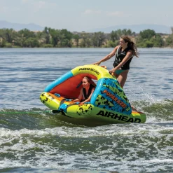 Airhead Poparazzi 2 | 1-2 Rider Towable Tube for Boating
