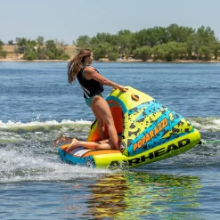 Airhead Poparazzi 2 | 1-2 Rider Towable Tube for Boating