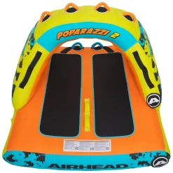 Airhead Poparazzi 2 | 1-2 Rider Towable Tube for Boating