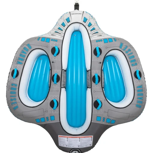 Airhead Quadra Cruiser | 1-4 Rider Towable Tube for Boating - Float Tow