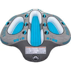 Airhead Quadra Cruiser | 1-4 Rider Towable Tube for Boating