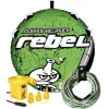 Airhead Rebel Kit | 1 Rider Towable Tube, Pump & Rope for Boating