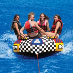 Airhead SportsStuff Big Bertha | 4 Rider Towable Tube for Boating