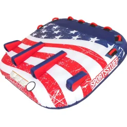 Airhead Stars & Stripes 3 | 1-3 Rider Towable Tube for Boating
