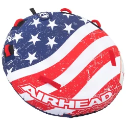 Airhead Stars & Stripes | 1 Rider Towable Tube for Boating