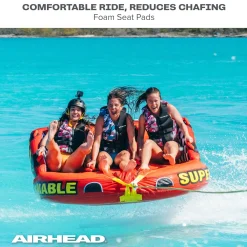 Airhead Super Mable® | 1-3 Rider Towable Tube for Boating