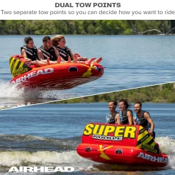 Airhead Super Mable® | 1-3 Rider Towable Tube for Boating