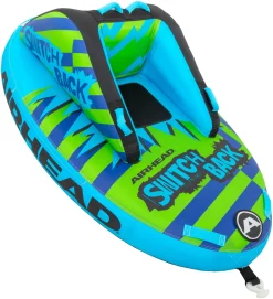 Airhead Switch Back 2 | 1-2 Rider Towable Tube for Boating