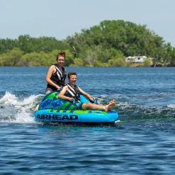 Airhead Switch Back 2 | 1-2 Rider Towable Tube for Boating