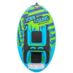 Airhead Switch Back 2 | 1-2 Rider Towable Tube for Boating