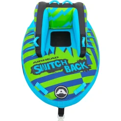 Airhead Switch Back 2 | 1-2 Rider Towable Tube for Boating