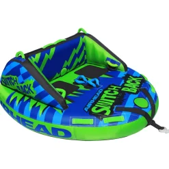 Airhead Switch Back 4 | 1-4 Rider Towable Tube for Boating