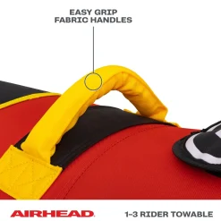 Airhead Triple Dog | 1-3 Rider Towable Tube for Boating