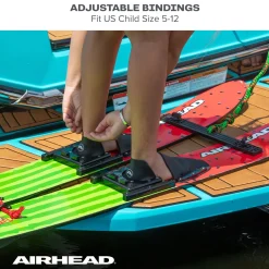 Airhead Watermelon Trainer Water Skis - 48